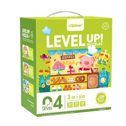 Aufleveln! Puzzles - Level 4: Märchenstadt 54P-88P