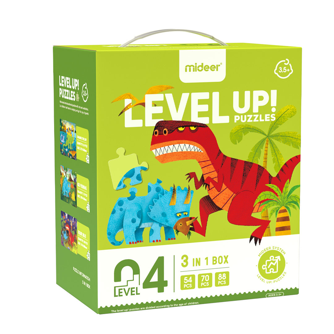 Aufleveln! Puzzles - Level 4: Dinosaurierzeitalter 54P-88P