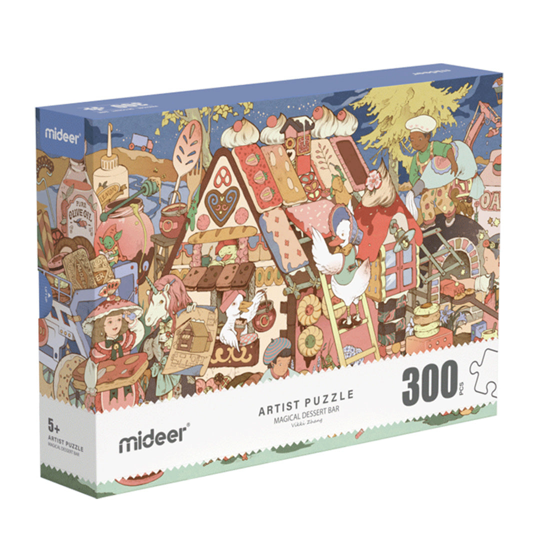 Künstlerpuzzle: Magische Dessertbar 300P