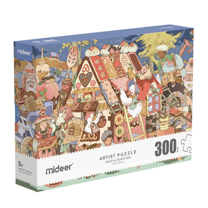 Künstlerpuzzle: Magische Dessertbar 300P