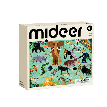 Lasst uns Puzzle Lernen: Afrikanische Tiere 126P