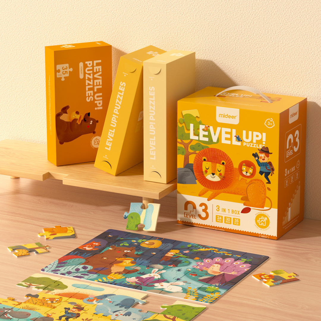 Aufleveln! Puzzles - Level 3: Naturlandschaft 24P-35P