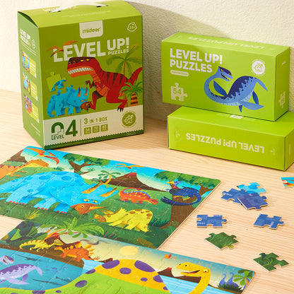 Aufleveln! Puzzles - Level 4: Dinosaurierzeitalter 54P-88P