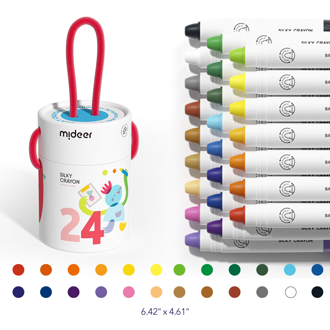 Seidiger Buntstift 24 Farben