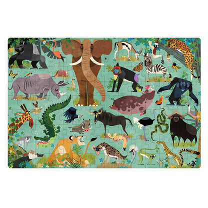 Lasst uns Puzzle Lernen: Afrikanische Tiere 126P