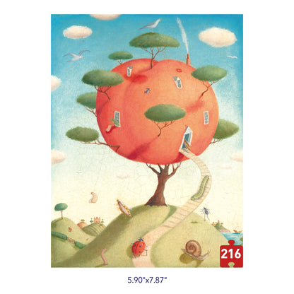 Kunstpuzzle Wilder Künstler: Peach Paradise 216P