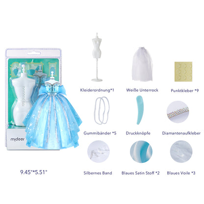 Bekleidungsdesignhaus: Umkleidekabine der Prinzessin Blau