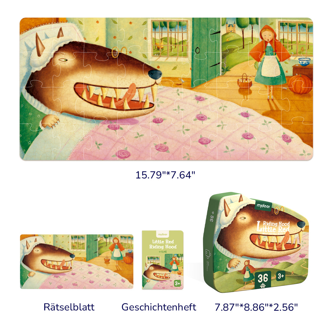 Künstlermärchen Puzzle: Rotkäppchen 36P