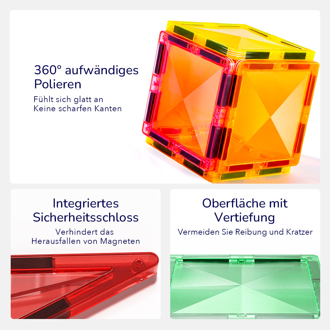 Bunte Magnetfliesen Kühle Farbe 20P