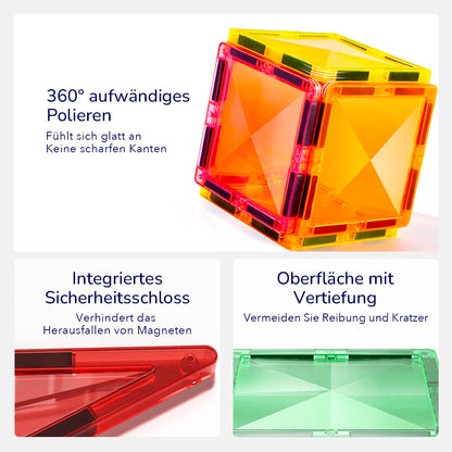 Bunte Magnetfliesen Kühle Farbe 20P