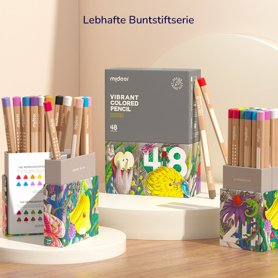 Lebendige Buntstifte 48 Farben