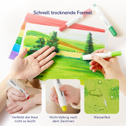 Seidiger Buntstift 8 Farben