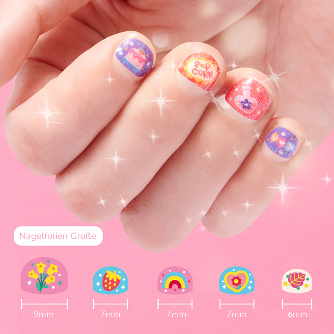 Nagelsticker mit Zauberspiegel Motiv: Blumenprinzessin