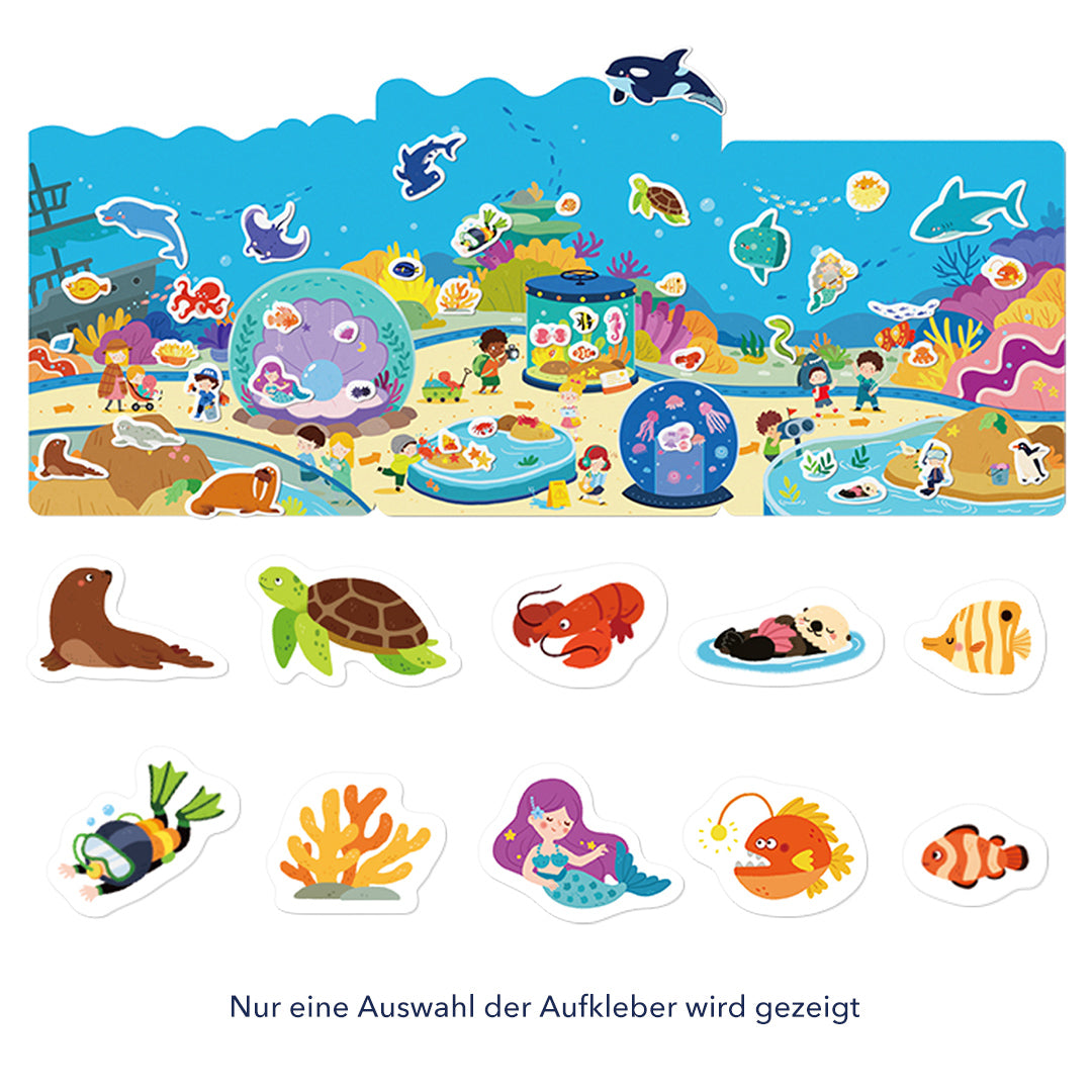 Wiederverwendbarer Jelly Sticker: Unglaubliches Aquarium