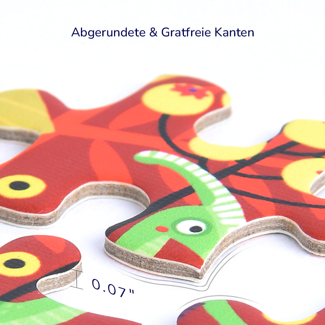 Geformtes Puzzle: Riesige Tierwelt der Dinosaurier 280P