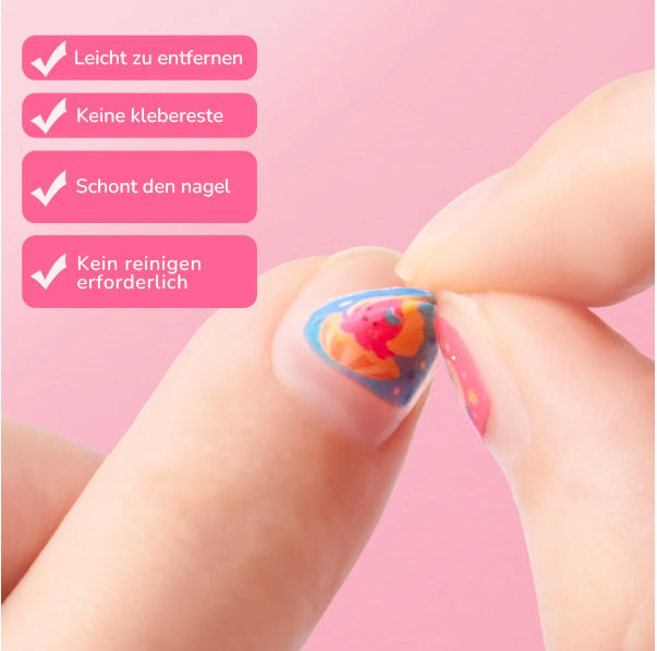 Nagelsticker mit Zauberspiegel Motiv: Blumenprinzessin