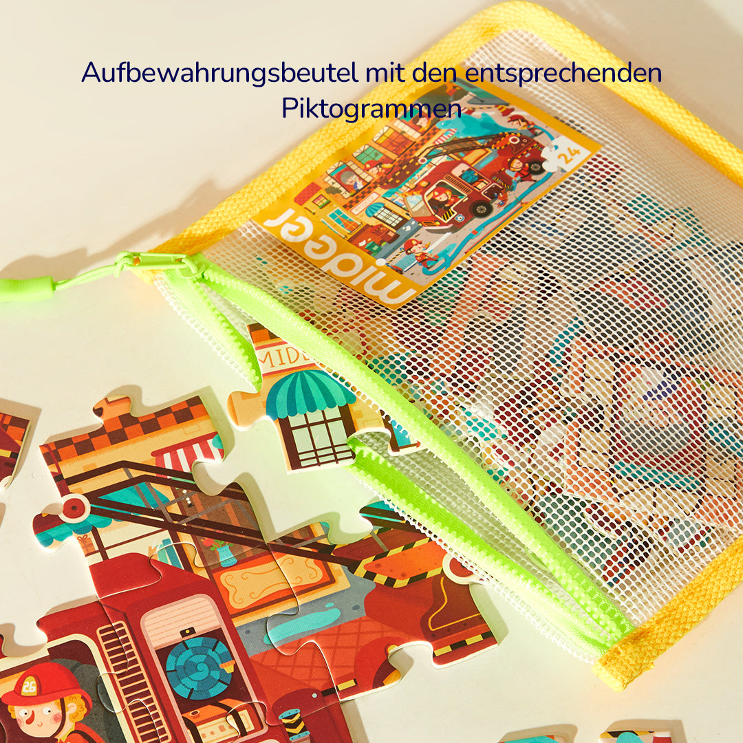 Aufleveln! Puzzles mit Aufbewahrungstasche - Level 4: Ein Tag von mir 54P-88P