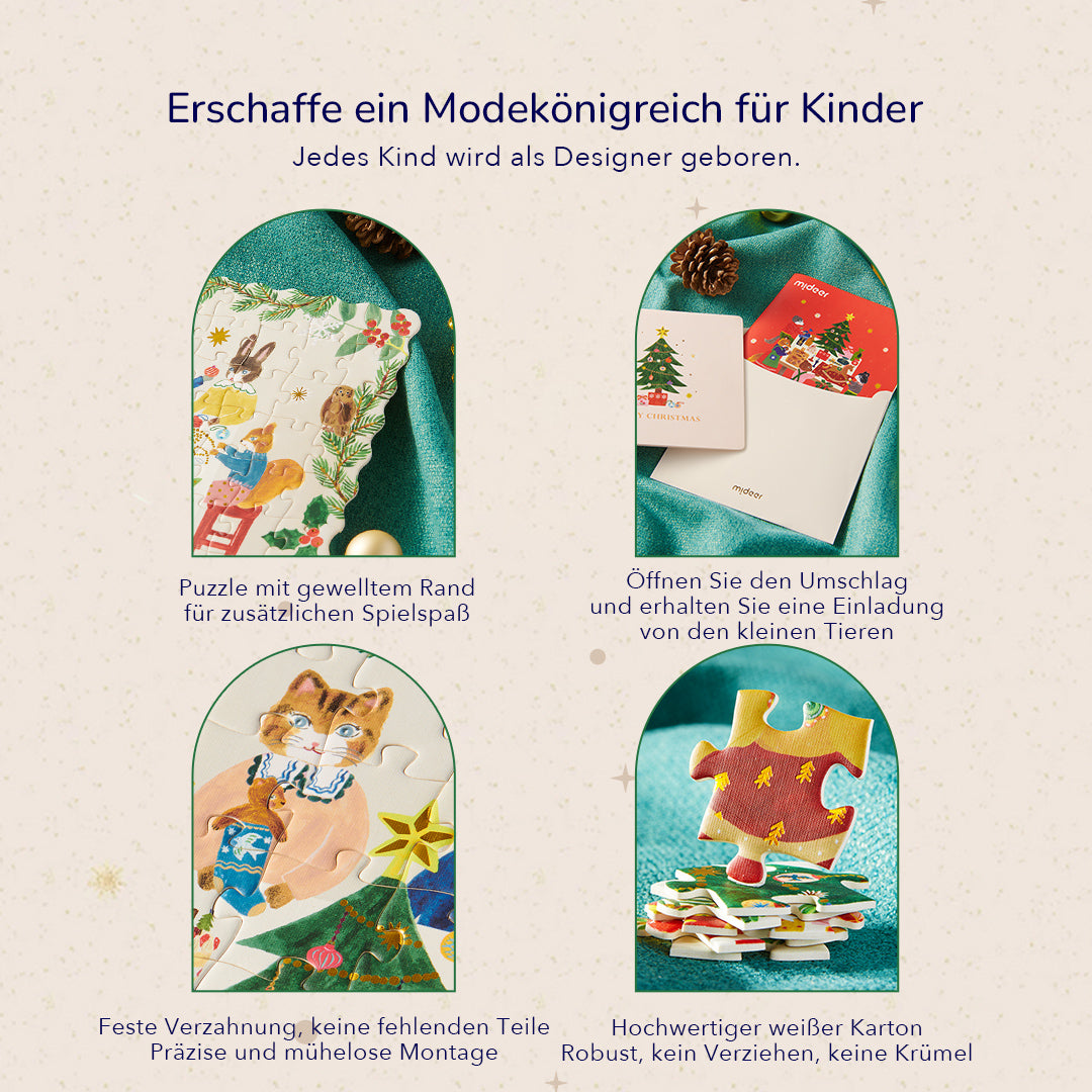 Künstlerpuzzle: Weihnachtsgeschenk Tauschparty 120P