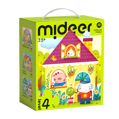 Aufleveln! Puzzles mit Aufbewahrungstasche - Level 4: Märchenstadt 54P-88P